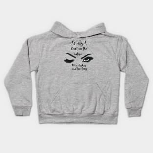 Sorry… lashes too long Kids Hoodie